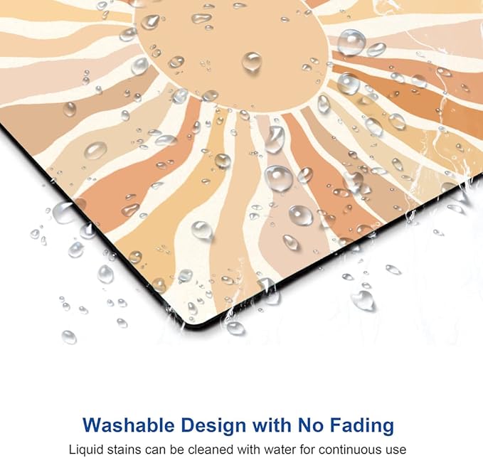 Mouse Pad, Cute Modern Abstract Art Mouse Pads, Square Washable Cloth Personalized Mouse Mat with Design, Gaming Office Home Non-Slip Rubber Base Computer Mousepad