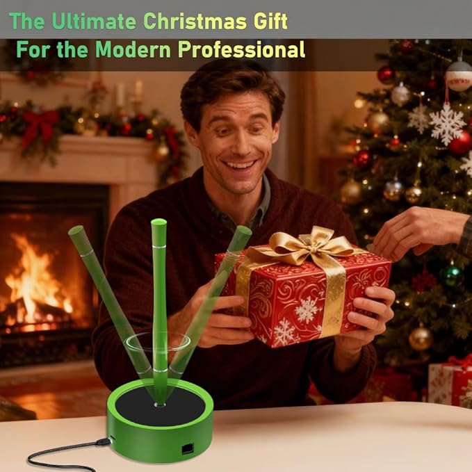 Ballpoint Pen with Magnetic Levitation&USB C Hub Dock,4-in-1 Adapter with Gigabit Ethernet,Ultimate Christmas Business Gift for Successful Professionals,Tech Enthusiasts,Pentel Pens&Sign Pen Users
