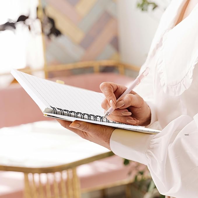 Jutom 18 Pcs Small Spiral Notebooks Memo Pads 3x5 Bulk Small Pocket Notebooks Mini Notepads with Lined Pages Mini Journals for Office Back to School Work Writing Supplies, 120 Pages (Gold)