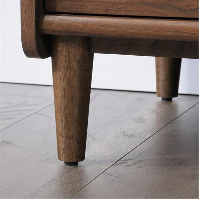 Pemberly Row 2 Drawers 30.28" Vertical Walnut Engineered Wood Filing Cabinet Lockable Easy Assembly Stationary Legal/Letter Size for Home, Office