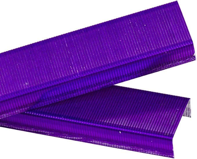 JAM PAPER Standard Size Colorful Staples - Violet Purple - 5000/box
