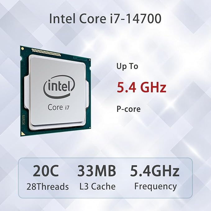 Lenovo ThinkCentre M70s Small Form Factor Business Desktop, Intel 20-Core i7-14700, 64GB DDR5, 2TB SSD, HDMI, DP, Wi-Fi 6, Wired KB & Mouse, Win 11 Pro, Bundle with ADATA UC310 64GB USB Flash Drive