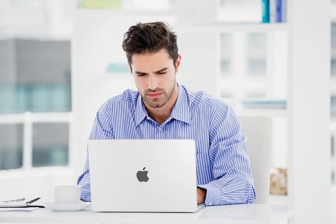 Teryeefi Matte Case for MacBook Pro 16 Inch A3403 A3186 A2991 A2780 A2485 (2025 2024 2023 2022 2021 Release) - Protective Hard Shell Cover for MacBook Pro 16" M4/M3/M2/M1 Pro/Max Chip-White