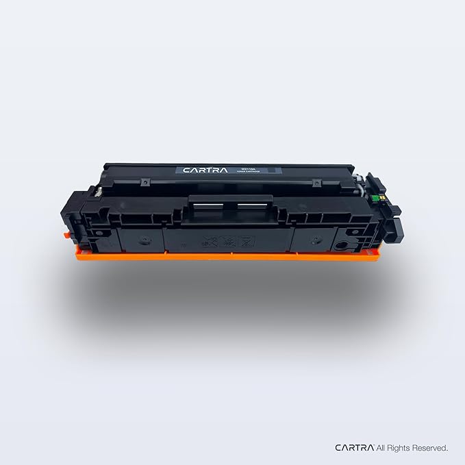 CARTRA 206A W2110A Black Toner Cartridge for HP MFP M283cdw Printer, Color Laserjet Pro M283fdw, M283fdn M283, M255dw, M255nw M255, M282nw M282 Series, 206X W2110X