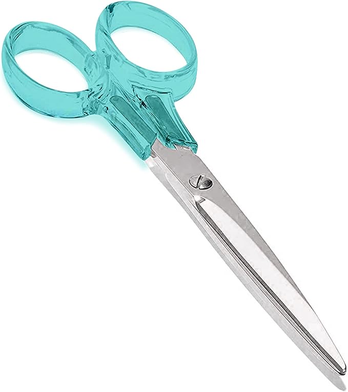 OfficeGoods 3 Piece Acrylic Desk Set - Includes Ruler, Staple Remover, Scissors - Functional & Elegant Desk Accessories - Stationery Tools for Home, Office, and School - Green with Silver Metal