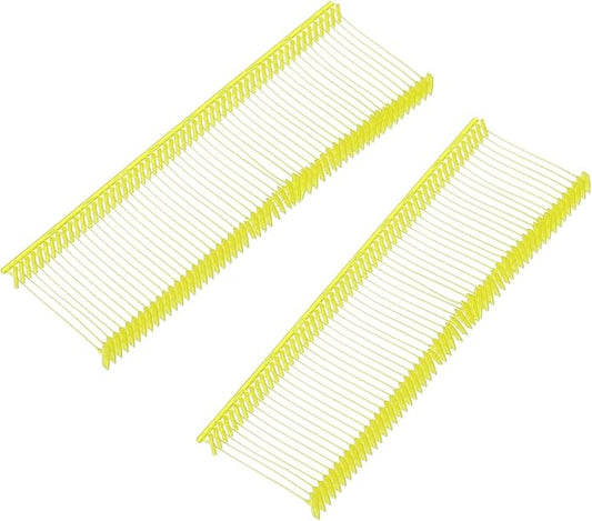 MECCANIXITY Standard Tagging Fasteners,Plastic Regular,Standard Label Gun Price Tagging Barbs for Garment Price Tag Label Tagging Barbs 25mm/1 Inch,Pack of 1000 Yellow