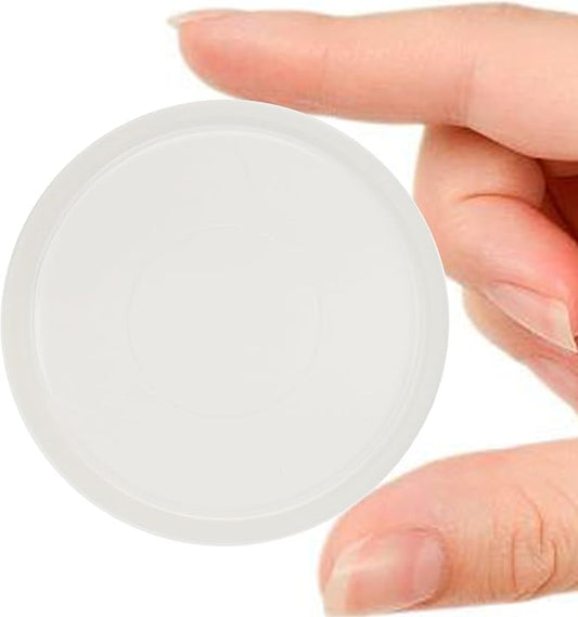 100pcs Discbound Notebook Discs DIY Planner Accessories fits for Tul,Levenger,Arc,Happy Planner,Talia(Clear,1.1inch/28mm)