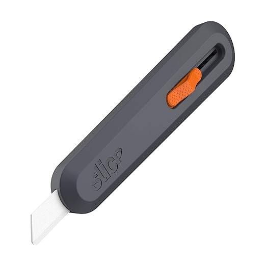 Slice 10550 5 Position Manual Locking Blade Safe Ceramic Blade Utility Knife (1 Pack), Orange