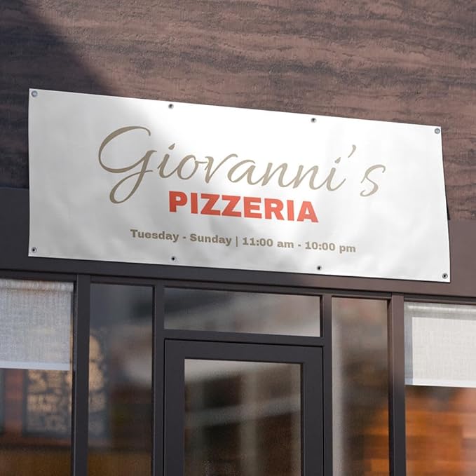 Staples Custom Scrim Vinyl Banner - 36W" x 72L" Quote Banner with 4 Grommets - Durable Outdoor Sign for Events, Promotions, and Business Advertising (Watercolor)