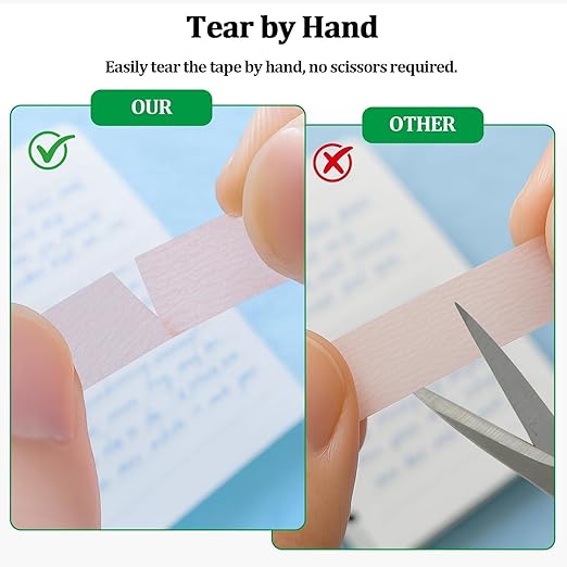 10 Rolls Highlighter Tapes, Colored Transparent Marking Sticker, Removable Fluorescent Neon Tape for Students Teachers Reading Taking Notes at Class Home Office