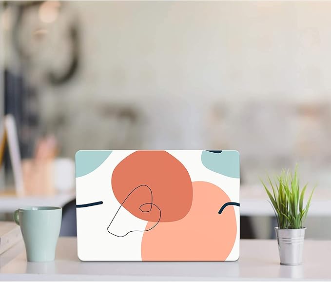 DTangLsm Compatible with MacBook Air 13 inch Case 2022 2021 2020 2019 2018 Release A2337 M1 A2179 A1932 Retina Display Touch ID, Smooth Plastic Hard Shell Snap On Case & Keyboard Cover, Abstract