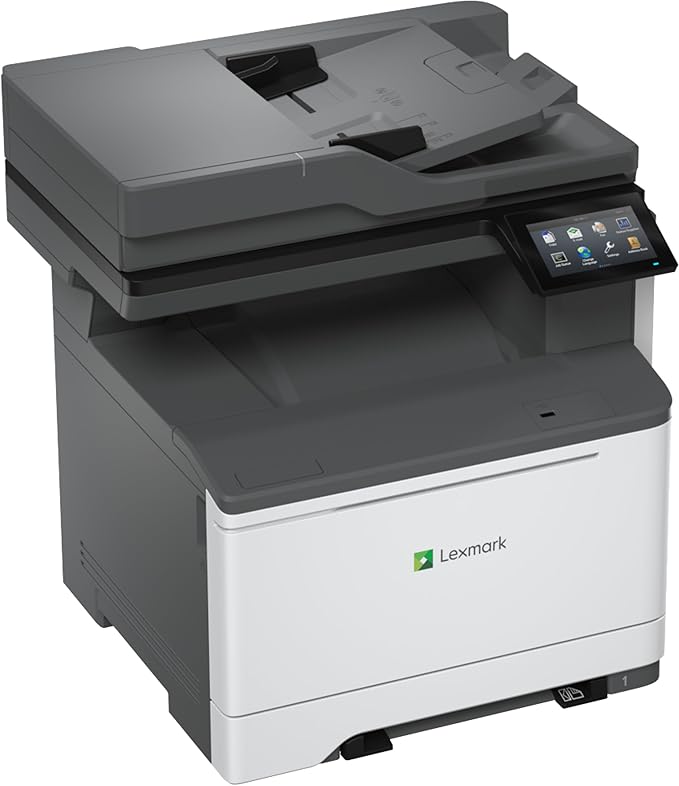 LexmarkCX532adwe MFP Color Laser Printer with Touch Screen, Laser Printer Technology, USB connectivity, and Color Output.(50M7040)