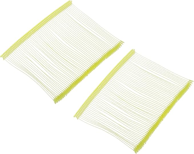 MECCANIXITY Standard Tagging Fasteners,Plastic Regular,Standard Label Gun Price Tagging Barbs for Garment Price Tag Label Tagging Barbs 75mm/3 Inch,Pack of 1000 Yellow