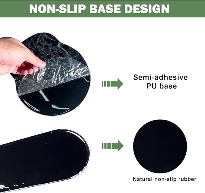 DINKY Keyboard Mouse Pad Set, Large Gaming Mousepad, Memory Foam Ergonomic Keyboard Wrist Rest Support, Extended Desk Mat Cushion pad for Office,Home, Green Leaves Plant