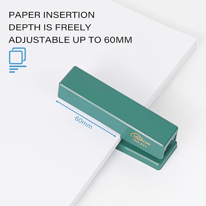 Desktop Stapler 2-Pack, Durable Office Stapler, 25 Sheet Capacity, Includes 1000 Staples for Home and Office Use (2, Green)