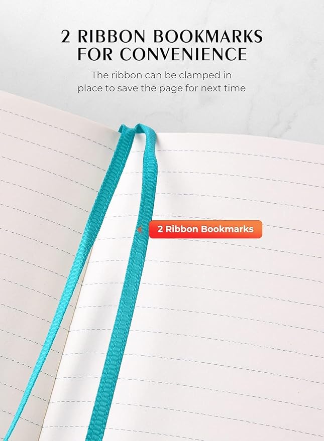 AISBUGUR Pocket Notebook, Small Notebook, 2-Pack Total 320 Pages,3.7" x 5.7" Pocket Notebook (2 Pack, Sky Blue Wave)