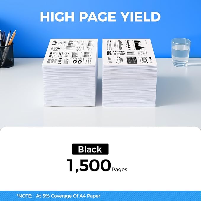 Compatible Toner Cartridge Replacement for Dell B1160 Toner Cartridge to Use with Dell B1160 B1160w B1163w B1165nfw Mono Laser Printers Ink Black 2-Pack YK1PM 331-7335 HF44N HF442 All-in-One Copier