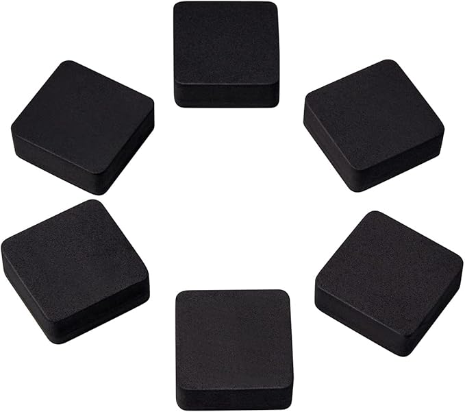 Dry Erase Erasers, Eeoyu 40 Pack Magnetic Whiteboard Dry Erasers Chalkboard Cleaner Wiper for Kids and Classroom Teacher Supplies Home and Office, Black