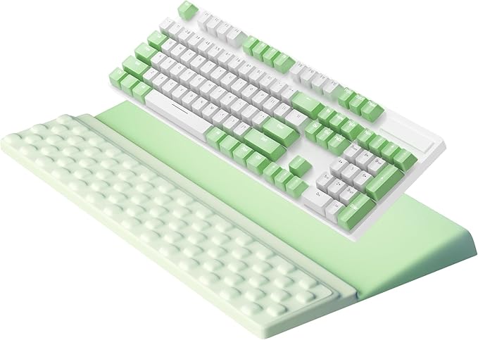 Ospelelf Keyboard Wrist Rest Comfortable Ergonomic Keyboard Stand Riser Holder Pad for Office Home