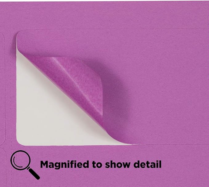 JAM PAPER Shipping Address Labels - Standard Mailing - 2 x 4 - Violet - 120/Pack