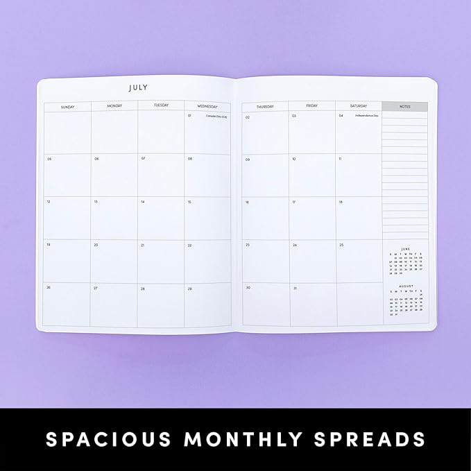 PAPERAGE 2026 Monthly Planner, 12 Months (January 2026 - December 2026), 8 in x 10 in, 2026 Planner with Large Monthly Spreads & Calendar Views, Note Pages, To Do Lists & Trackers, – Golden Safari