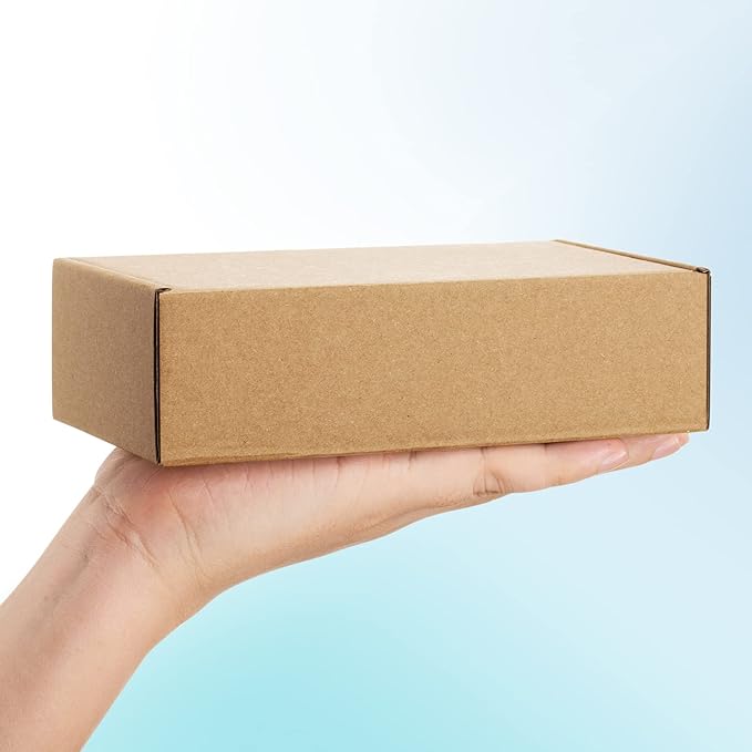 Shipping Boxes 7x5x2 inches Brown Small Mailing Boxes 25 Pack Cardboard Corrugated Box Mailers