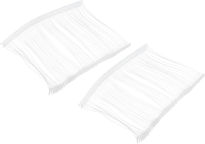 MECCANIXITY Standard Tagging Fasteners,Plastic Regular,Standard Label Gun Price Tagging Barbs for Garment Price Tag Label Tagging Barbs 75mm/3 Inch,Pack of 1000 Transparent