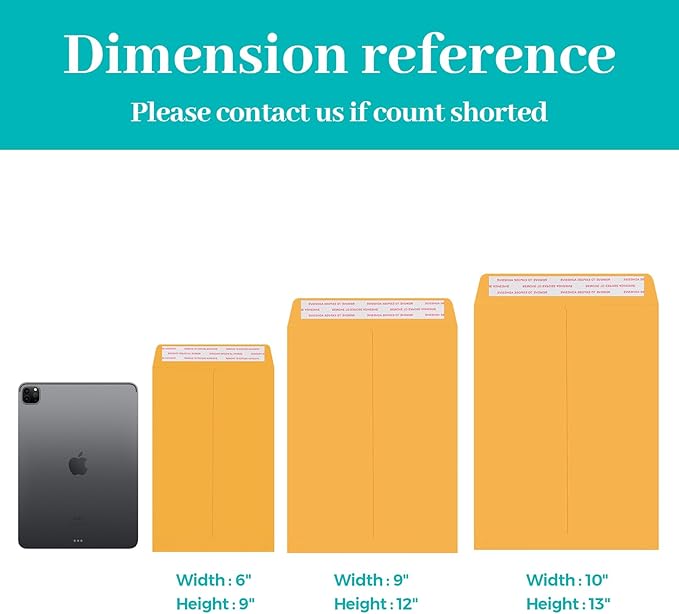 ACSTEP 2000Pack Manilla Envelopes 6 x 9 Brown Kraft Catalog Envelopes Self Seal for Mailing