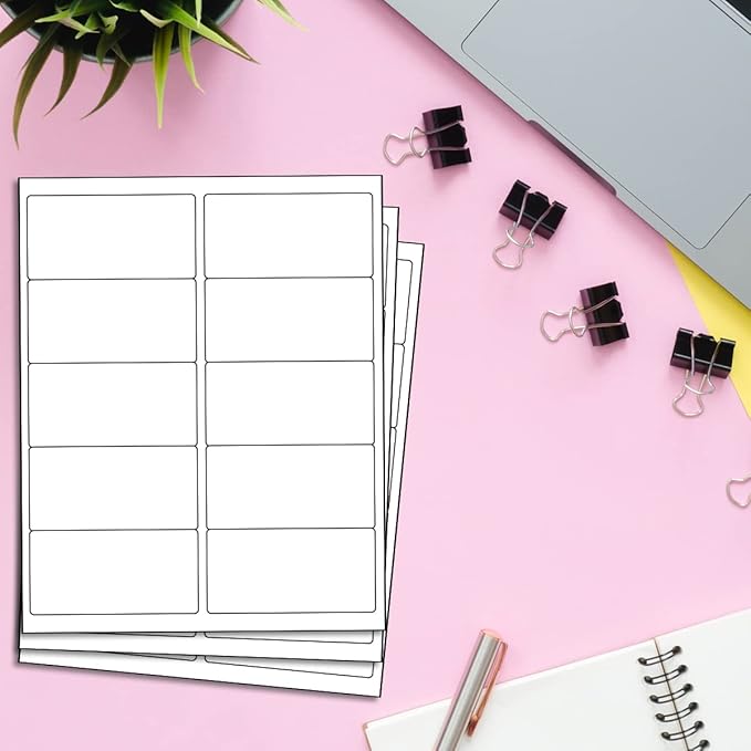 BESTEASY 10-UP Address Labels,/Address Mailing Labels 4000 Sheets Shipping Sticker Labels Compatible Laser/Ink Jet Shipping Labels(40000 Labels)