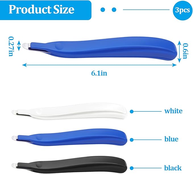 3 PCS Magnetic Staple Remover Tools, Professional Stapler Removers Staple Puller Remover,Staple Remover Stick for Home School Office