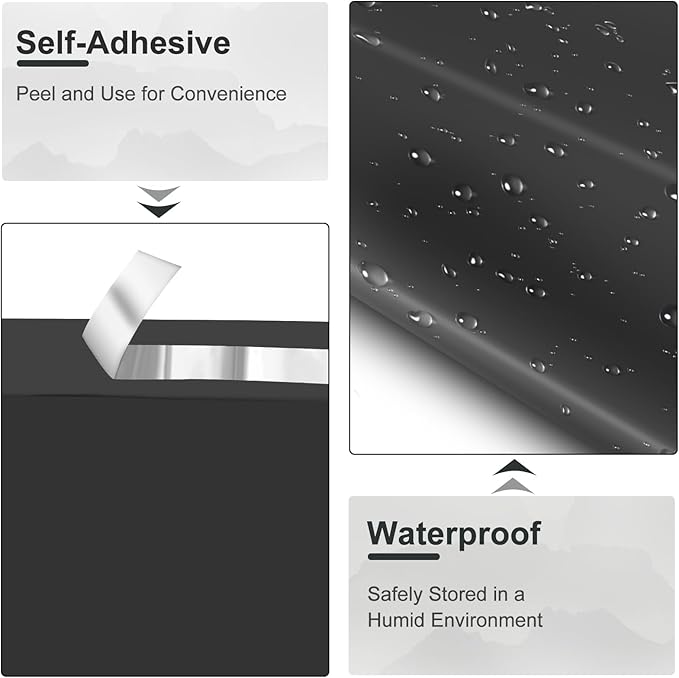 Poly Mailers 10x13 Inch 200 Pcs, Black Shipping Bags, Mailing Envelopes with Self Seal Adhesive Strip, Waterproof and Tear-Proof Poly Bags for Non-Fragile Items