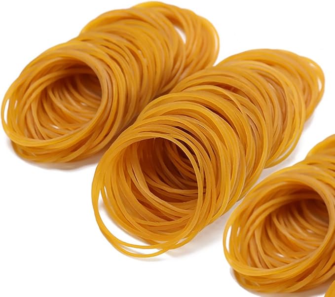AMUU Rubber Bands Small 650 pcs size16 Rubber Bands 38mm #16 Rubber Band for Office Supplies School Home Elastic Band