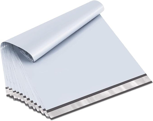 UCGOU Poly Mailers 24x24 Inch White 100 Pack Extra Large Shipping Bags Strong Thick Mailing Envelopes Self Seal Adhesive Waterproof and Tear Proof Boutique Postal for Clothing Quilt and More