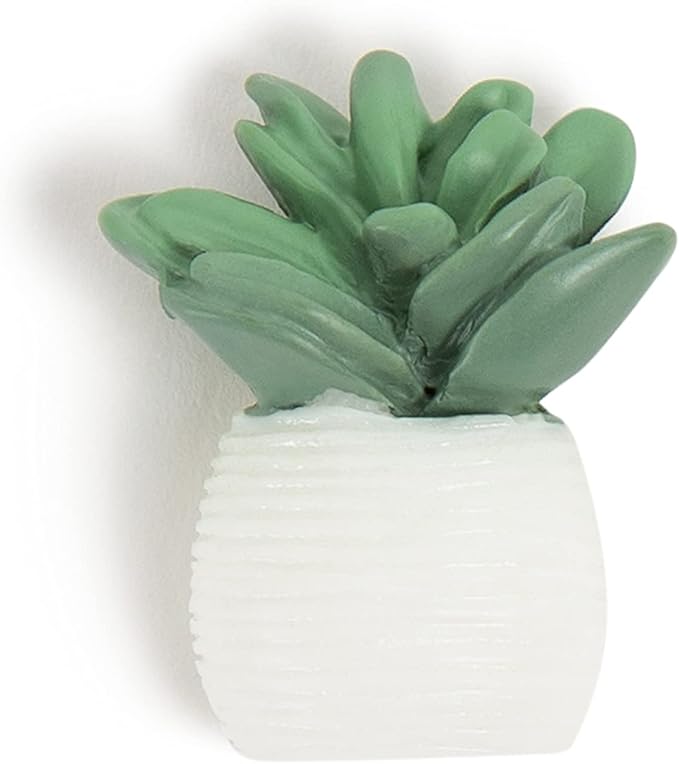 U Brands Succulent Push Pins Set, Office Supplies, Three Assorted Styles, 9 Count