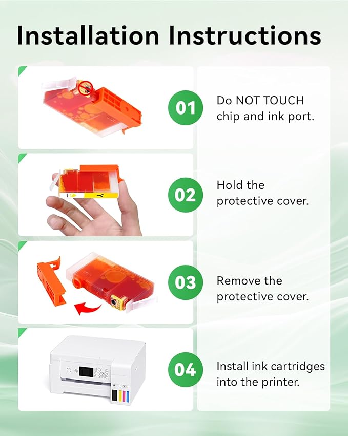 923 923e Ink Cartridges with chip Printers 4-Pack High Yield Black Cyan Magenta Yellow Replacement for HP 923 923e 923XL Ink Compatible for OfficeJet Pro 8135e 8138e 8139e 8122e 8120 8123 8130 8133