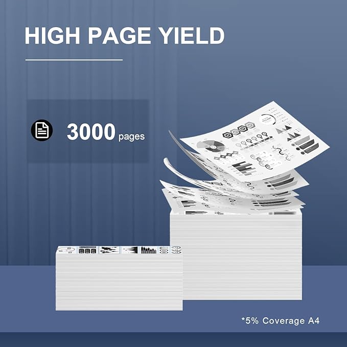 TEINO Compatible TN830XL Toner Cartridge Replacement for Brother TN830XL TN830 XL TN 830 Toner for HL-L2460DW DCP-L2640DW HL-L2420DW HL-L2405W MFC-L2820DW HL-L2480DW HL-L2400D Printer (Black,2 Pack)