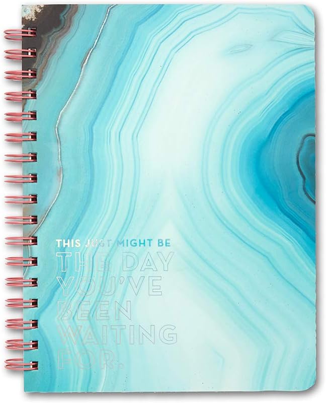Compendium Spiral Notebook - This just might be the day you've been waiting for. — A Designer Spiral Notebook with 192 Lined Pages, College Ruled, 7.5”W x 9.25”H