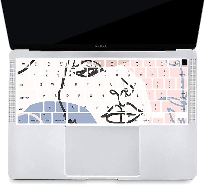 Bandless Protective Case Compatible with MacBook Pro 14 Inch 2021 M1 Pro/Max Model A2442, Plastic Laptop Hard Shell Case with Keyboard Cover Skin for MacBook Pro 14 inch with Touch ID - Girl Pattern