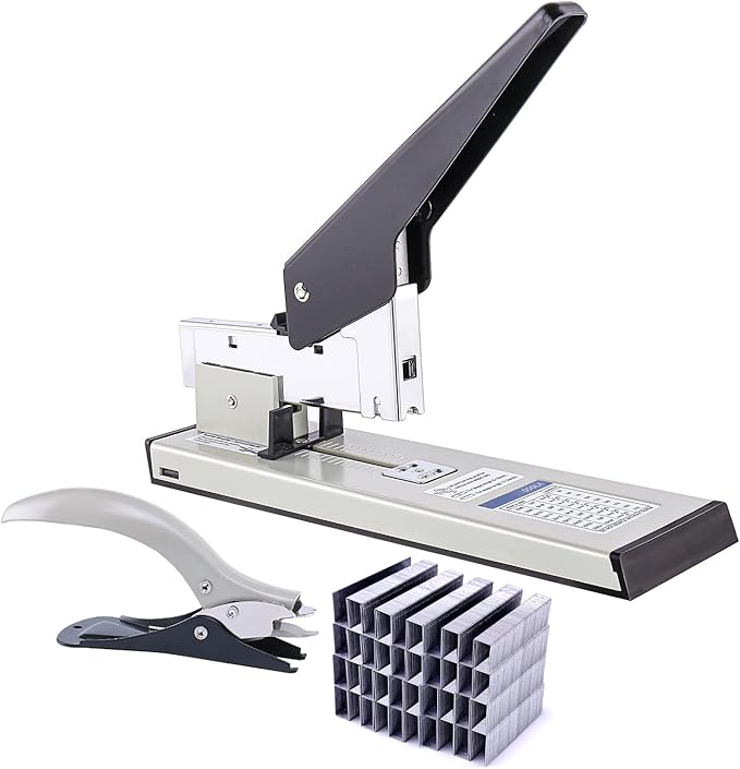 Heavy Duty Stapler,240 Sheet High Capacity Large Stapler with Staple Remover and 4000 Staples,Nextlifei Effortless Industrial Staplers,Easy to Load Heavy-Duty Staples,for Home ,Booklet ,Commercial Use