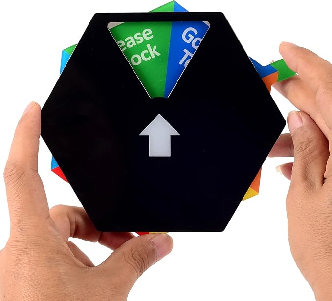 Kichwit Privacy Sign for Office Door, Do Not Disturb Sign, Please Knock, In a Meeting, Back Soon, Lunch and Gone for Today, 5 Inch, Black