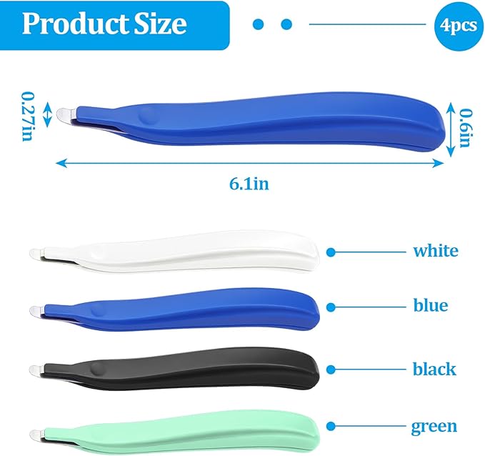 4 PCS Magnetic Staple Remover Tools, Professional Stapler Removers Staple Puller Remover,Staple Remover Stick for Home School Office