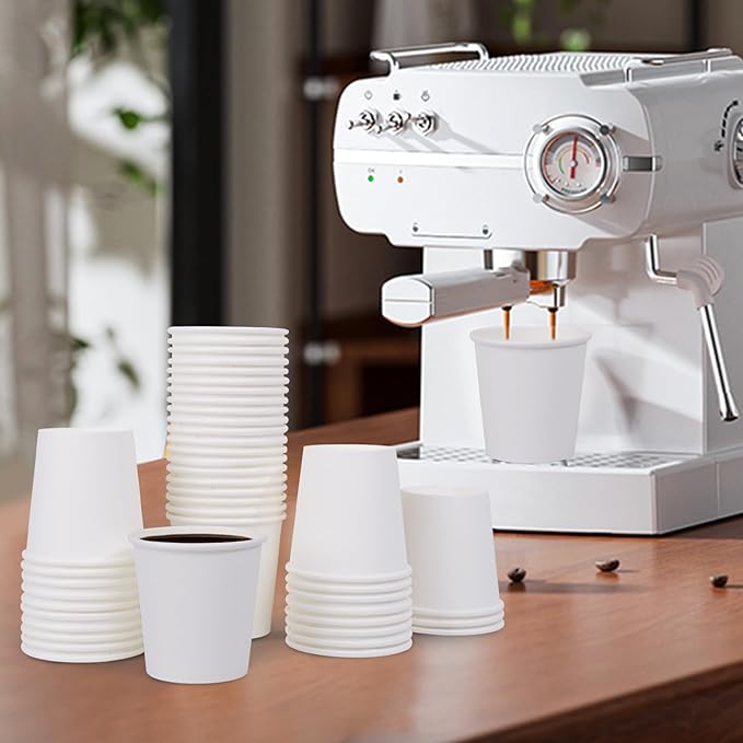 SIUQ 1200 Pack 3 oz Paper Cups, Small Disposable Bathroom Mouthwash Cups, Mini White Paper Espresso Cups 3 Ounce for Parties, Bathroom, Picnics, Travel and Events