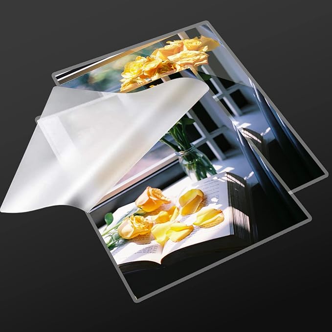 5 mil Thermal Laminating Sheets 100 Packs, 9” x 11.5” Clear Laminating Pouches Holds 8.5 x 11 Inch Sheet, Letter Size Lamination Paper for Laminator - Rounded Corner