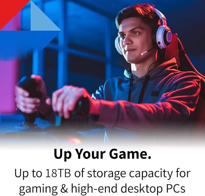 Toshiba X300 18TB Performance & Gaming 3.5-Inch Internal Hard Drive - CMR SATA 6 Gb/s 7200 RPM 512 MB Cache - HDWR51JXZSTA