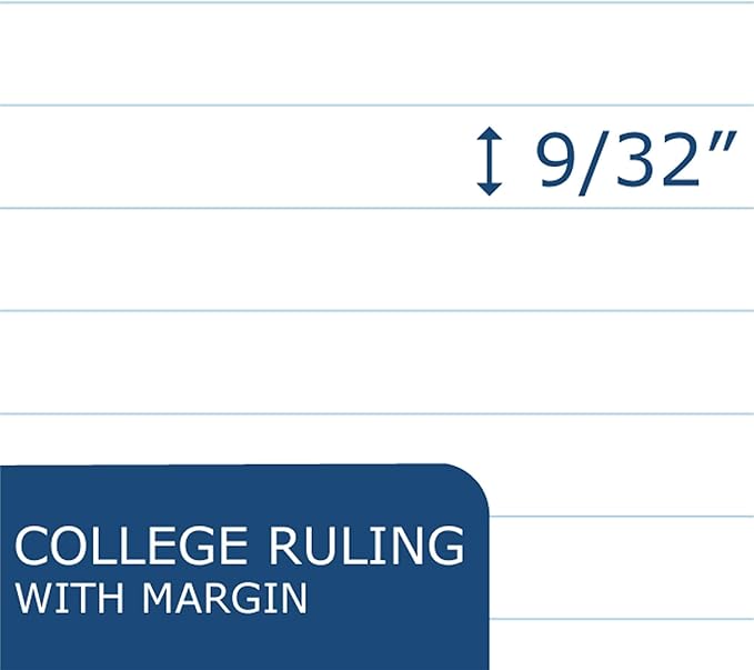 ROARING SPRING Signature Collection College Ruled Spiral Wirebound Composition Book, 9.75" X 7.5" 70 Sheets, Black Marble Cover