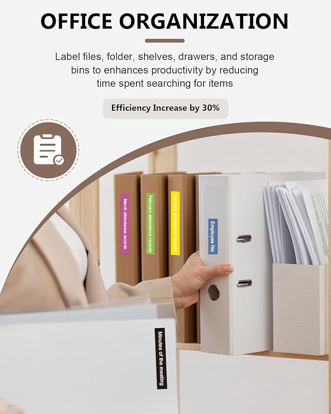 6X 12mm 0.47" Multi-Colored Label Tape Compatible for Brother P Touch Label Maker Tape Tze Tz 12mm 0.47 Ribbon Laminated Tz Colored Refills for PT-D220 D210 H110 1000 1280 D400, 1/2" x 26.2'