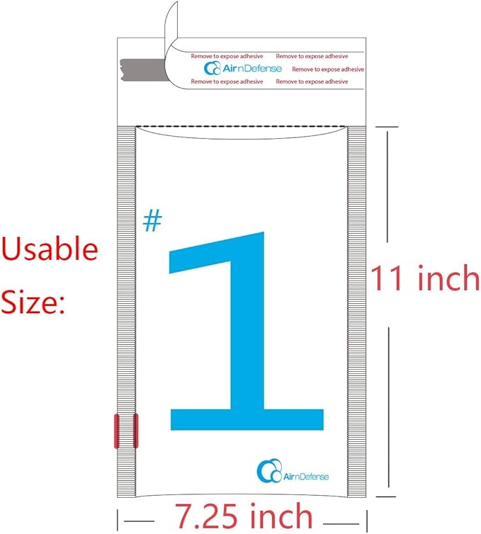 25/200/400/1000/2000 pcs #1 7.25x12 Poly Bubble Padded Envelopes Mailers Shipping Bags AirnDefense (400)