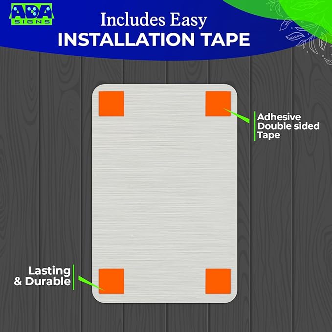 ADASigns Unisex Restroom Sign – 6" x 9" Durable Brushed Aluminum with Braille – Easy Installation with Strong Adhesive Tape – Weatherproof, ADA Compliant Bathroom Sign for Home, Office, & Business