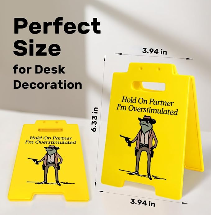 Office Desk Accessories for Work (Hold On Partner)