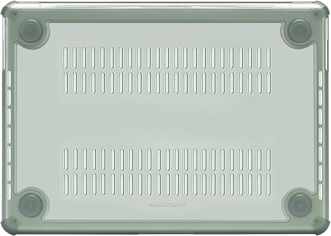 MOSISO Compatible with MacBook Pro 13 inch Case M2 2025-2016 A2338 M1 A2251 A2289 A2159 A1989 A1708 A1706, Anti-Cracking Heavy Duty Plastic TPU Bumper Hard Case&Keyboard Skin&Screen Film,Emerald Green